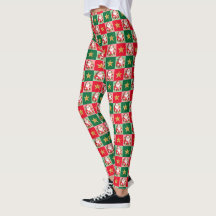 Retro Santa Claus Tartan Karierte Weihnachten