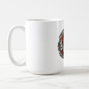 Retro Santa Frohe Weihnachten Kaffeetasse