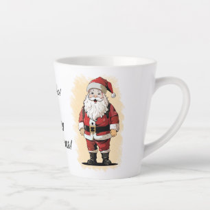 Retro Santa Weihnachts-Latte-Mug Milchtasse