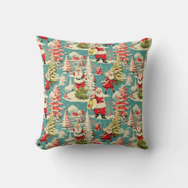 Retro Santa Wonderland 2 Kissen