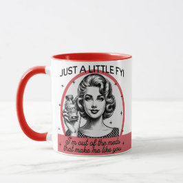Retro Sarcastic Tasse - Ein lil FYI