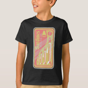 Retro-Sardinenposter T-Shirt
