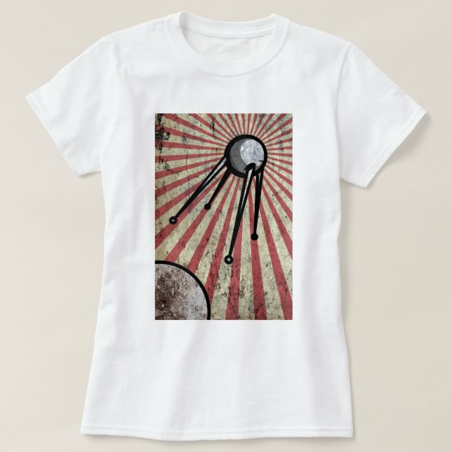 Retro Satelitte T-Shirt (Design vorne)
