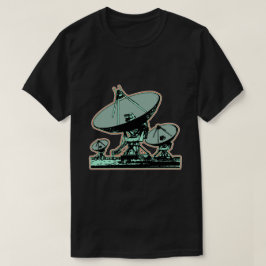 Retro Satellite Dish Graphic T-Shirt