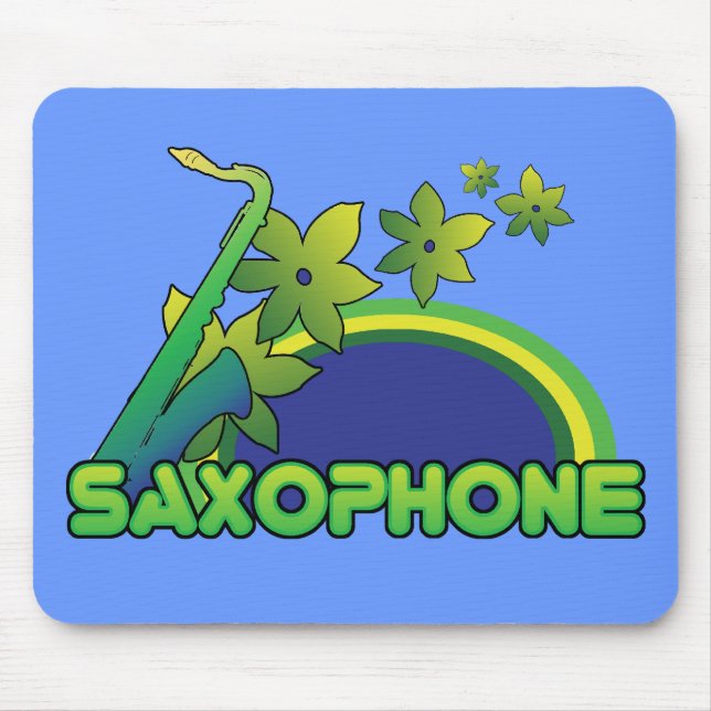 Retro Sax Mousepad (Vorne)