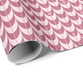 Retro Scallop Geometric Pattern Geschenkpapier