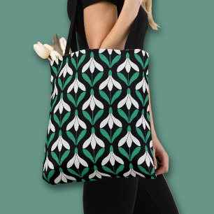 Retro-Scandi-Mid-Century-Modern-Schneeglöckchen-Mu Tasche