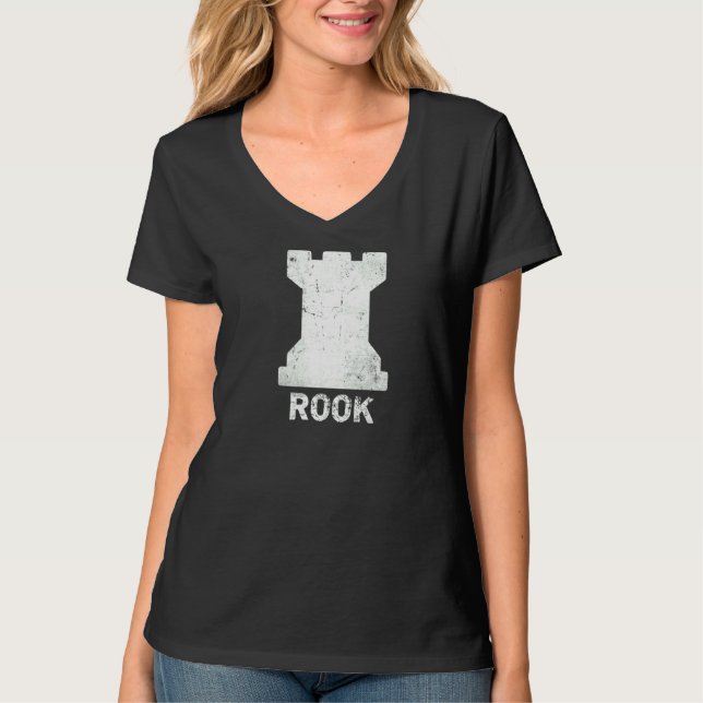 Retro Schach Burg Piazza della Riforma T-Shirt (Vorderseite)