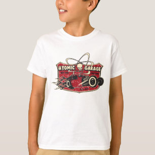 Retro Schädelt-stück der Jugend-Atomgarage im We T-Shirt