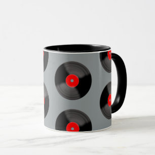 Retro-Schallplatten-Kaffeetasse Tasse