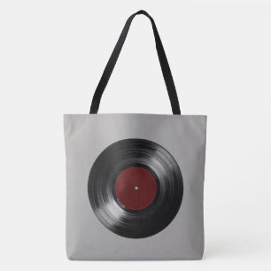 Retro-Schallplattenmusik Tasche