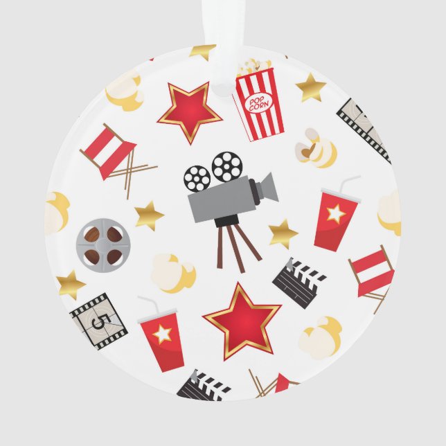 Retro Schauspiel-Film-Theater/Theater Ornament (Rückseite)