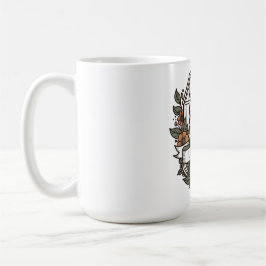 Retro-Scheune Uhu 'I gib a hoot' Design Kaffeetasse