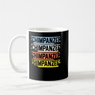 Retro Schimpanzee Chimp Affe Lover Ape Schimpanse Kaffeetasse