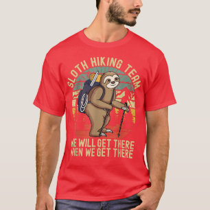 Retro-Schlucht-Wanderteam wir kommen dort an T-Shirt