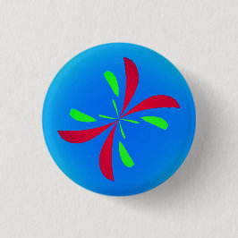 Retro Schmetterling Button