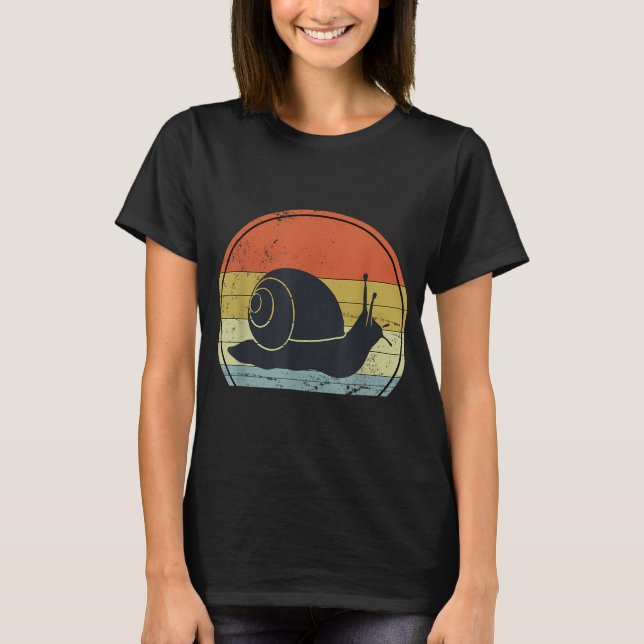 Retro-Schnecke T-Shirt (Vorderseite)