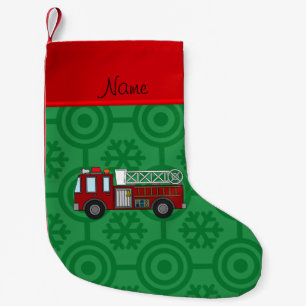 Retro Schneeflocken des personalisierten Kleiner Weihnachtsstrumpf