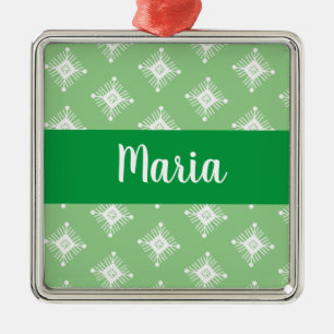 Retro-Schneeflocken-Design-Weihnachtsgeschenk Ornament Aus Metall