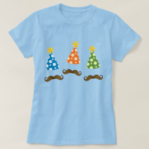 Retro Schnurrbart-Party T-Shirt