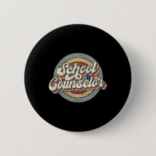 Retro School Counselor Ck to School Teacher Squad Button