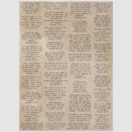 Retro Schreibmaschine Bible Psalm Verses for Journ Seidenpapier