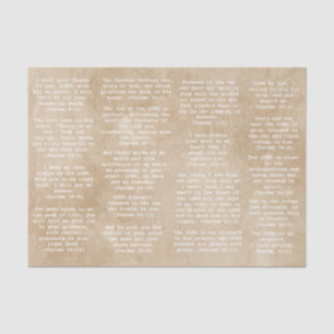 Retro Schreibmaschine Bible Psalm Verses for Journ Seidenpapier