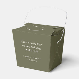 Retro Schreibmaschine Olive Benutzerdefinierte Hoc Geschenkschachtel