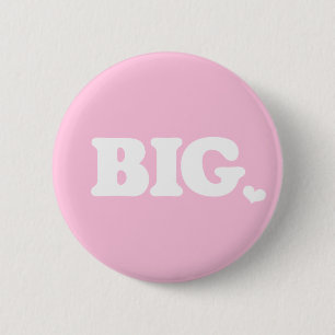 Retro Schriftart Big Little Studentinnenverbindung Button