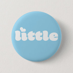 Retro Schriftart Big Little Studentinnenverbindung Button
