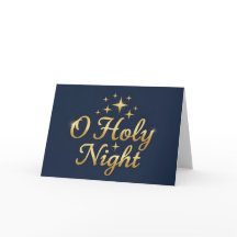 Retro Schriftzug Heilige Nacht Weihnachten