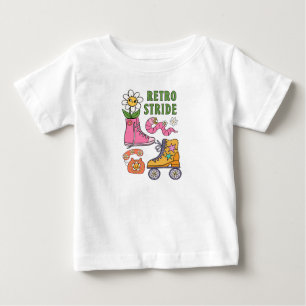 Retro-Schritt Baby T-shirt