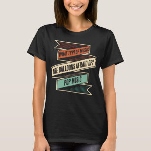 Retro Schulbildung Pädagoge Vintage Musik Tee