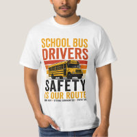 Retro-Schulbusfahrer-Sicherheit-zuerst-vintage-Ges
