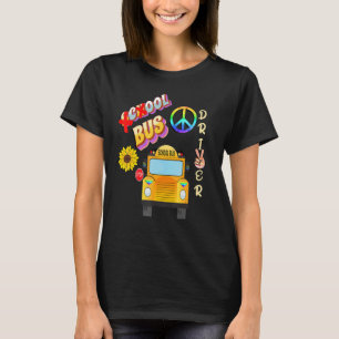 Retro-Schulbusfahrer T-Shirt