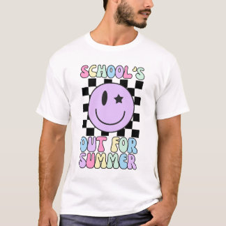 Retro-Schule ist für den Sommer ausgegangen T-Shirt