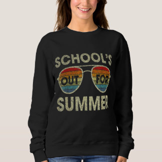 Retro-Schulen für den Sommer Sweatshirt