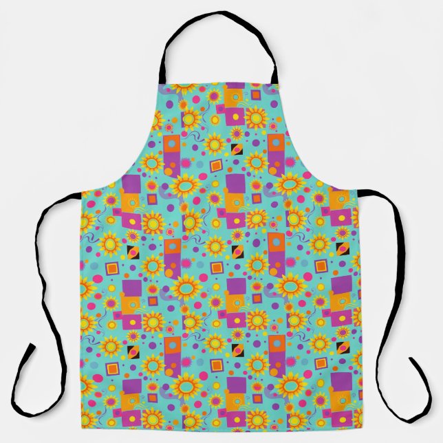 Retro-Schürze - Kochen in Stil und Komfort Schürze (Vorderseite)