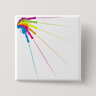 Retro Schuss-Knopf Button