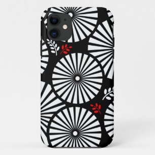 Retro Schwarz-weiße Blume iPhone 5 Fall Case-Mate iPhone Hülle