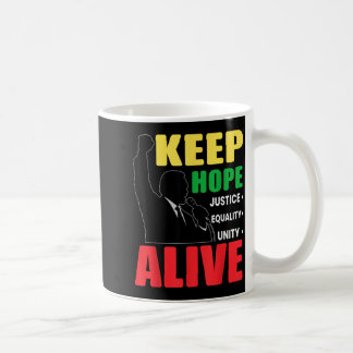 Retro schwarze Geschichte inspirierend Hoffnungen Kaffeetasse