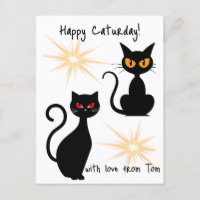 Retro schwarze Katzen mit Sternexplosion - bearbei