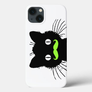 RETRO SCHWARZE KATZFUNNLIME GREEN MUSTACHE TITLE_SEO2