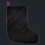Retro Schwarze Khalkboard Textur Kleiner Weihnachtsstrumpf<br><div class="desc">Chalkboard Print Strumpf! Dieses Kunstwerk hat das Aussehen und die Textur eines alten Stil schwarzen Tafel,  die geschrieben,  gelöscht und gewaschen wurde viele Male. Es verblasst bis sehr dunkel an den Kanten für einen Vignettenlook. Dieses einfache Hintergrundbild ist der perfekte Ausgangspunkt für Ihr individuelles Design.</div>