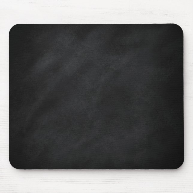 Retro Schwarze Khalkboard Textur Mousepad (Vorne)