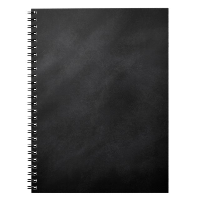 Retro Schwarze Khalkboard Textur Notizblock (Vorderseite)