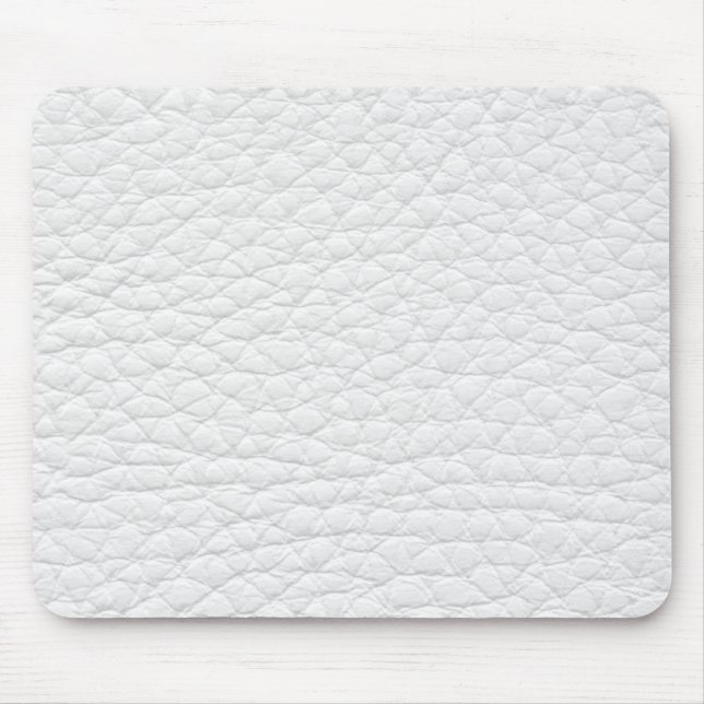 Retro schwarze u. weiße Schmutz-Leder-Gewohnheit Mousepad (Vorne)