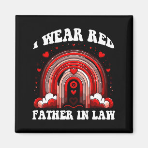 Retro Schwiegervater Herzkrankheit Bewusstsein Reg Magnet