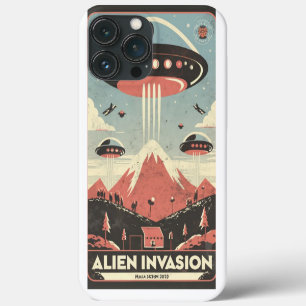 Retro-Sci-Fi-Abenteuer-iPhone-Hülle 🚀👽 Case-Mate iPhone Hülle