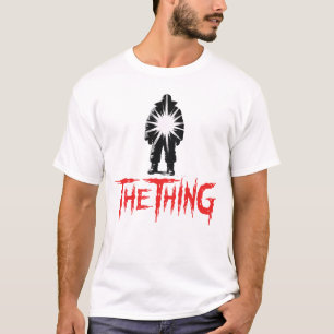 Retro-Sci-Fi-Horrorfilm The Thing Glowing Silhou T-Shirt